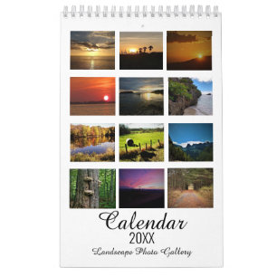 Calendario Galería fotográfica panorámica