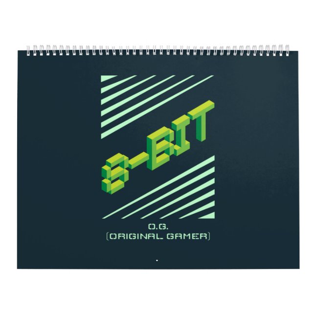 Calendario Gamer original de 8 bits (Tapa)