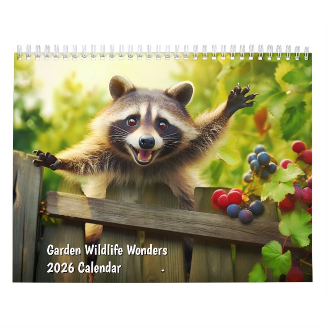 Calendario Garden Wildlife Wonders 2026 Calendar (Tapa)