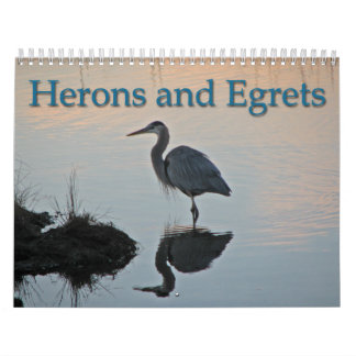 Calendario Garzas y Egrets