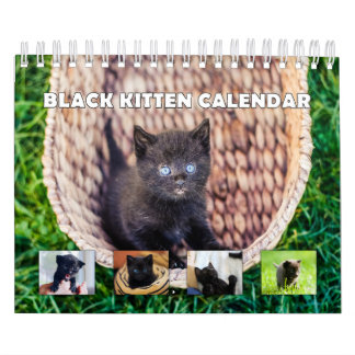 Calendario Gatito negro