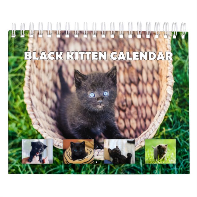Calendario Gatito negro (Tapa)