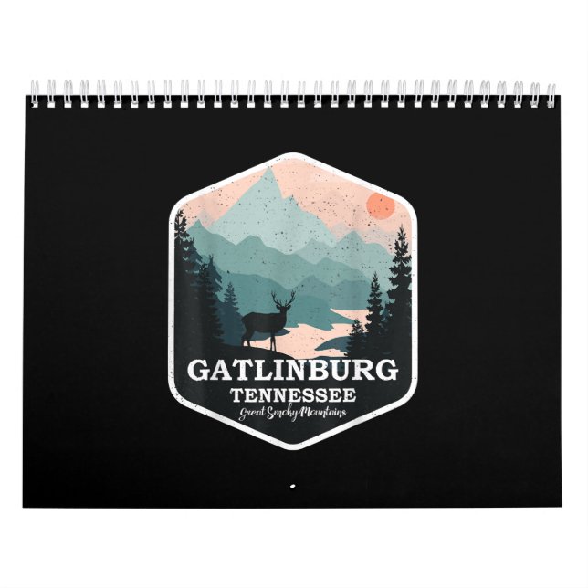 Calendario Gatlinburg Tennessee Great Smoky Mountains Senderi (Tapa)