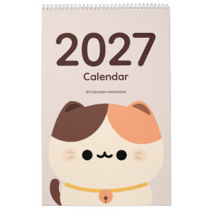 Calendario Gato 2027