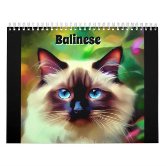 Calendario Gato balinés
