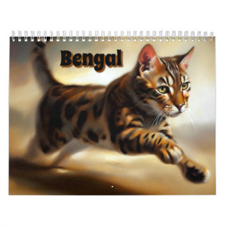 Calendario Gato Bengal