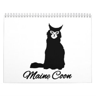 Calendario Gato de coon de Maine