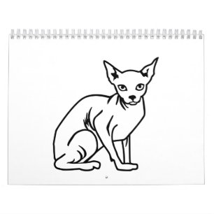 Calendario Gato de la esfinge