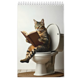 Calendario Gato feliz: diseño de gatito lindo para los amante