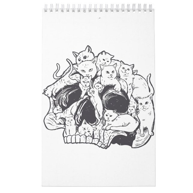 Calendario Gato gatito gitano con un cumpleaños y costo de ga (Tapa)