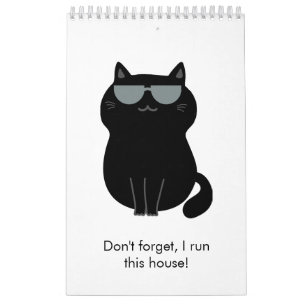 Calendario Gato Lindo - ¡Yo mando en esta casa ahora!