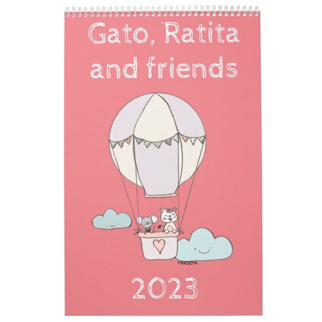 Calendario Gato, Ratita and friends (Tapa)