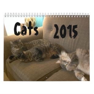 Calendario Gatos 2015 Marlowe, atisbadores y Gryphon
