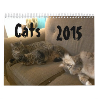 Calendario Gatos 2015 Marlowe, atisbadores y Gryphon