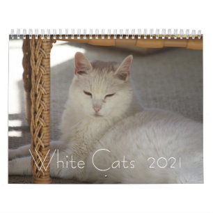 Calendario Gatos blancos 2021