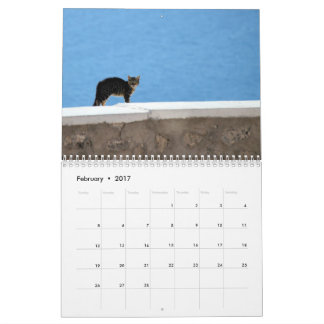 Calendario Gatos del gatito de Grecia