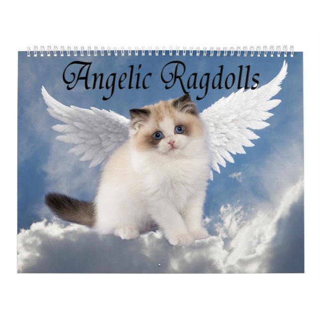 Calendario Gatos Ragdoll Angelicales (Tapa)