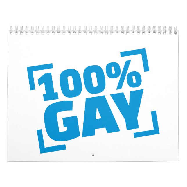 Calendario gay 100% (Tapa)