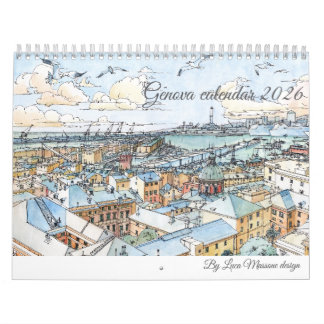 Calendario Genova Calendar 2026