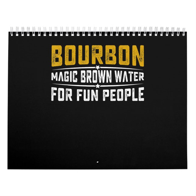 Calendario Gente divertida del agua de Bourbon Magic Brown -  (Tapa)