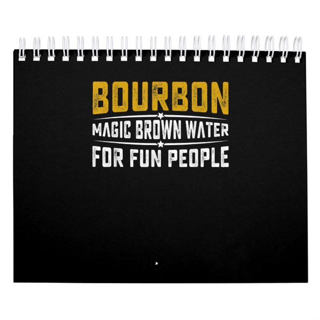 Calendario Gente divertida del agua de Bourbon Magic Brown -  (Tapa)