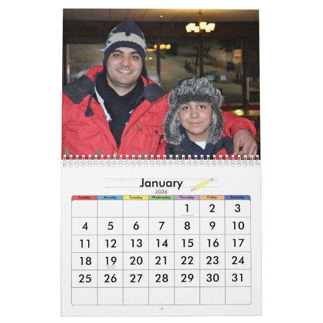 Calendario Gente fresca loca (Jan 2026)