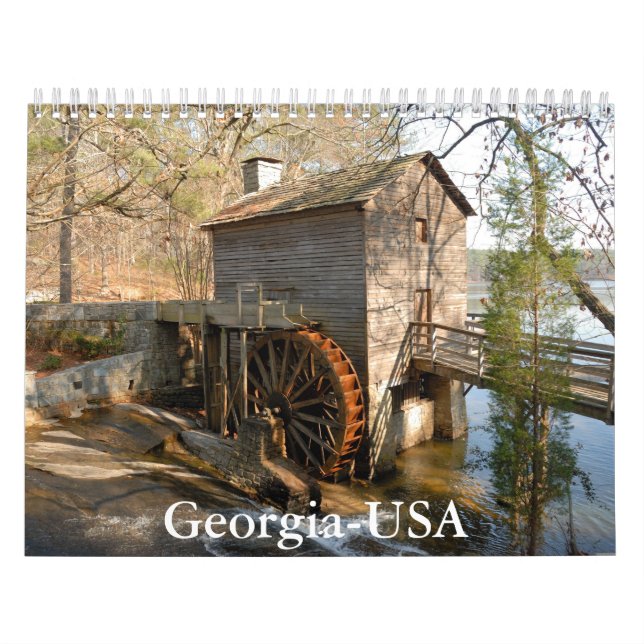 Calendario Georgia-Estados Unidos (Tapa)