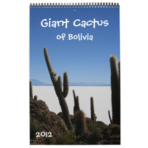 calendario gigante 2012 del cactus