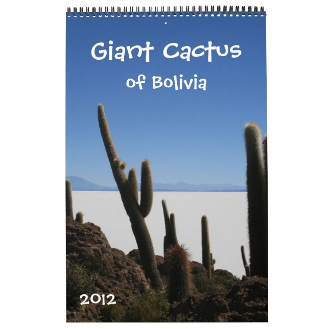 calendario gigante 2012 del cactus (Tapa)
