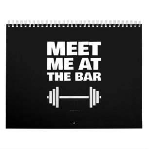Calendario Gimnasio Gracioso Me Conoce En Bar Gym Lover Regal