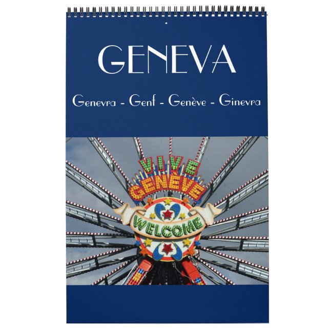 Calendario Ginebra Suiza (Tapa)