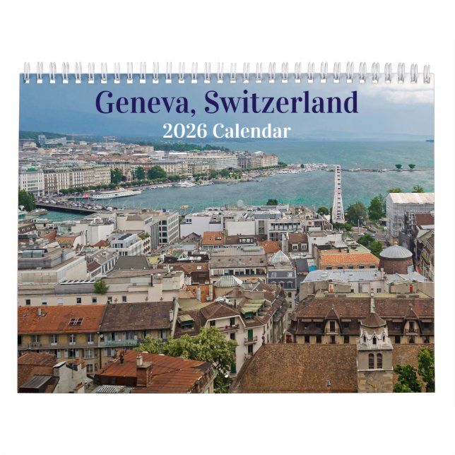 Calendario Ginebra, Suiza 2026 (Tapa)