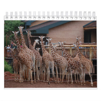 Calendario Giraffe 2022 de 5,5" x 7"