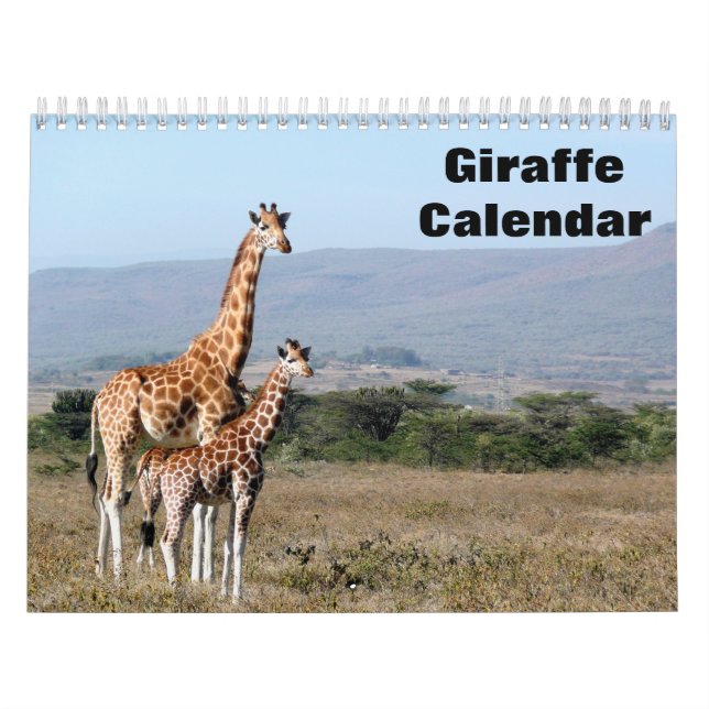 Calendario Giraffe 2025 (Tapa)