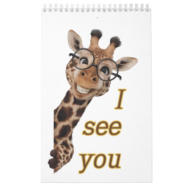 Calendario Giraffe.Text.Te veo (Tapa)
