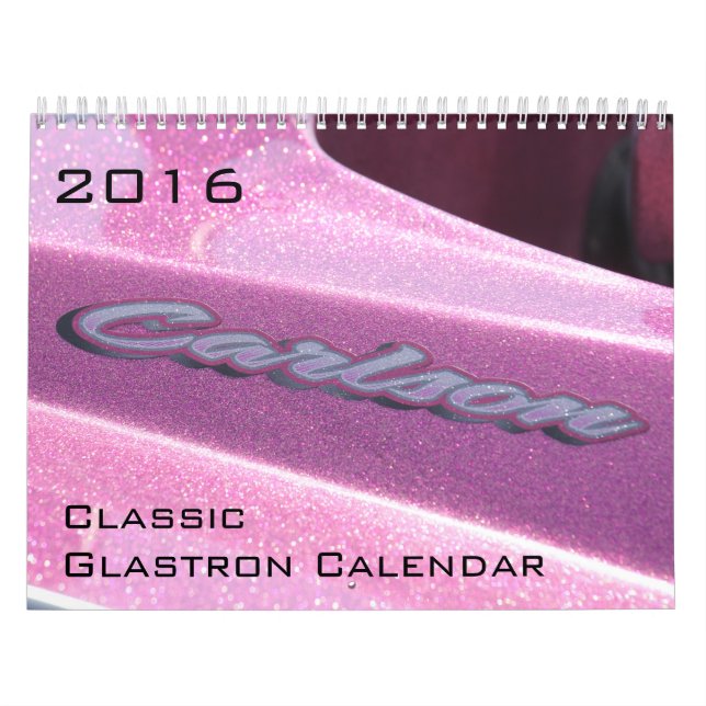 Calendario Glastron clásico 2016 (Tapa)
