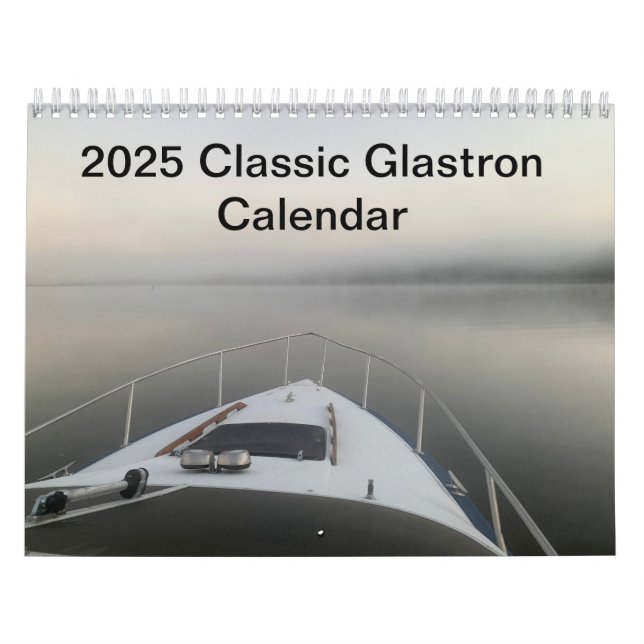 Calendario Glastron clásico 2025 (Tapa)