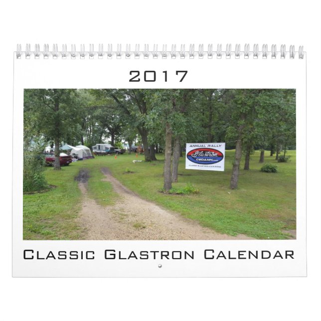 Calendario Glastron clásico de 2017 (Tapa)