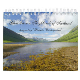 Calendario Glen Etive - Highlands of Scotland