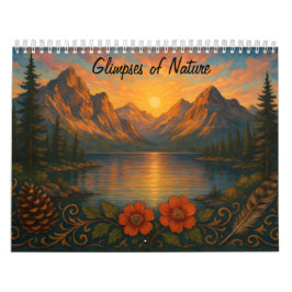 Calendario Glimpses of Nature Mountain Landscape Calendar