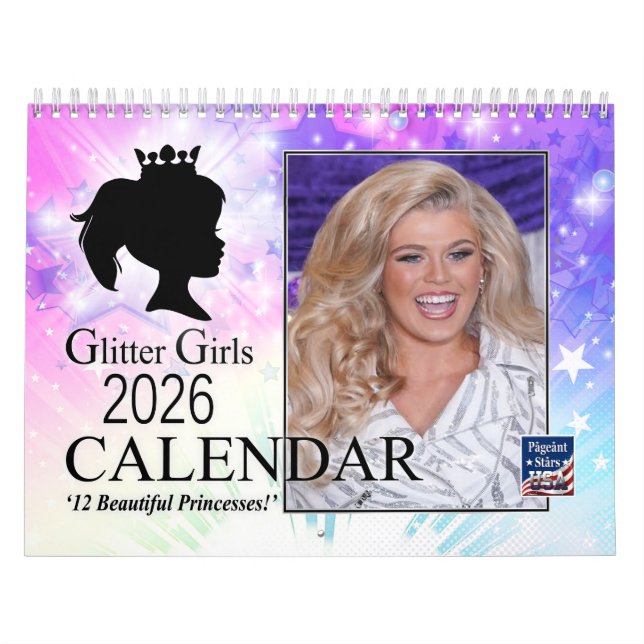 Calendario Glitter Girls 2026 Calendar (Tapa)