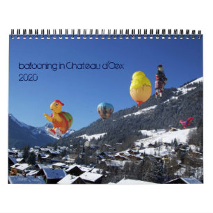 Calendario globo en Chateau d'Oex -