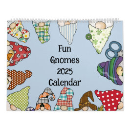 Calendario Gnomes divertidos 2025 Familiar