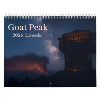 Calendario Goat Peak Fire Lookout - 2026 Calendar