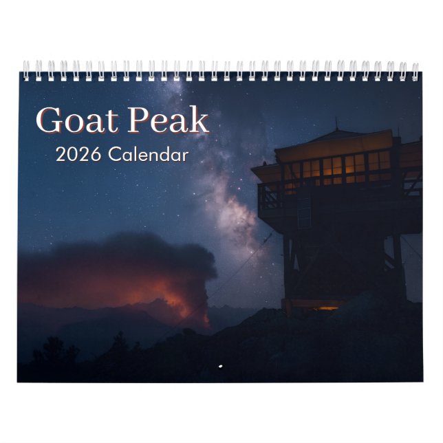 Calendario Goat Peak Fire Lookout - 2026 Calendar (Tapa)