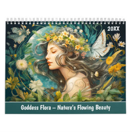 Calendario Goddess Flora – Nature’s Flowing Beauty