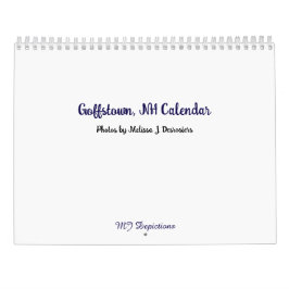 Calendario Goffstown NH Calendar