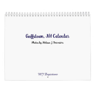 Calendario Goffstown NH Calendar