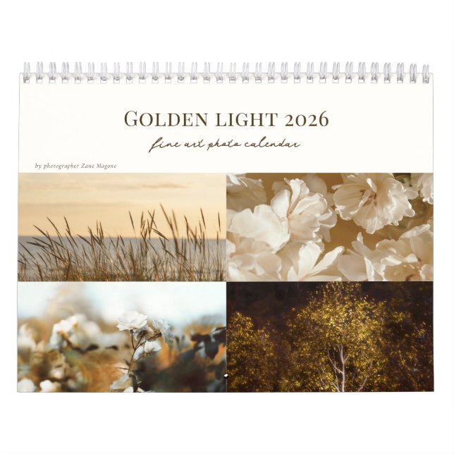 Calendario Golden Light calendar 2026 (Tapa)