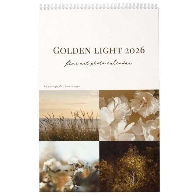 Calendario Golden Light calendar 2026 (medium) (Tapa)